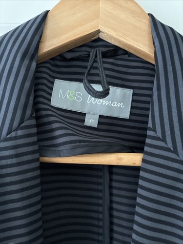Stripy ladies jacket size - m&s,