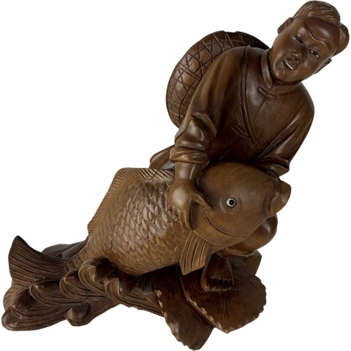 Chinese handcarved wood - handcarved,
