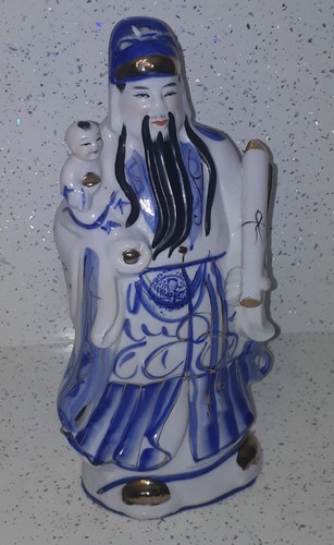 Chinese porcelain statue - porcelain,