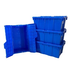 UBMOVE Plastic Crate with Lid