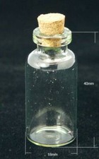 SMALL CORK STOPPER GLASS