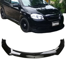 Glossy Black Front Bumper Lip