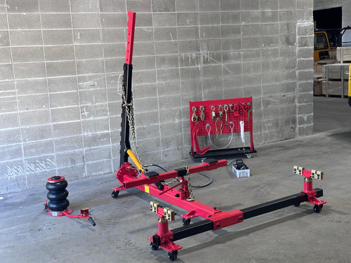 Portable auto body puller - auto,