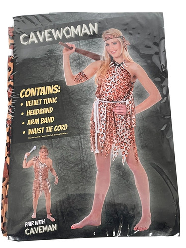 Adult cavewoman leopard - leopard, print