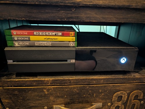 Xbox one console with games - xbox,