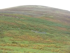 Photo A2 Sheep shelter Langhaugh/NT2031 A U-shaped shelter on the slope c2015