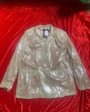 Womens sequinned jacket size