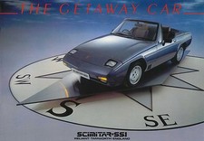 Reliant Scimitar SS1 original Sales Brochure 1300 + 1600cc n/d circa 1985-1986