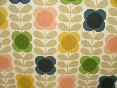Orla kiely cotton fabric - cotton,