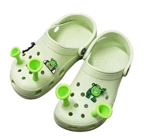 Green crocs shrek - crocs, charms