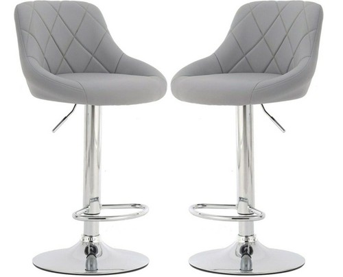 Milan grey bar stools - 2,