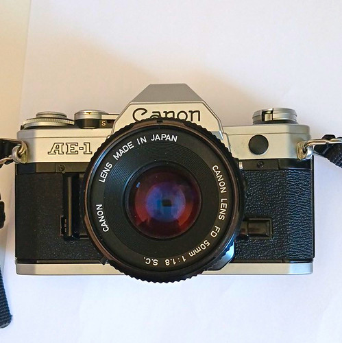 Canon 35mm slr film - canon, ae-1