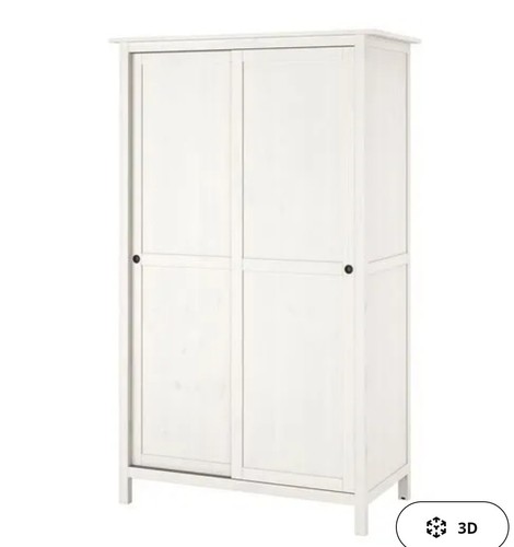 Hemnes sliding wardrobe - wardrobe, white