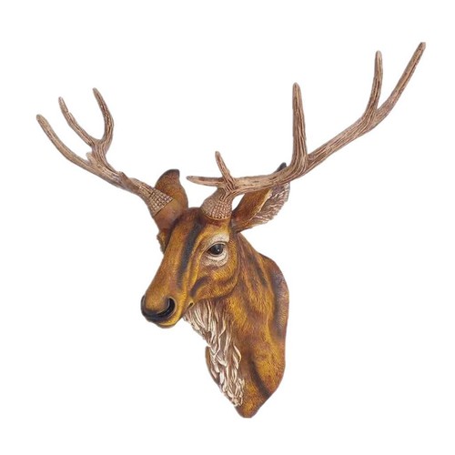 Deer head elk antlers - head,