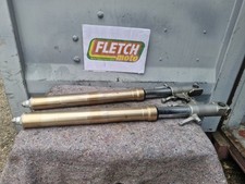 1996 KAWASAKI ZXR400 L5 FRONT FORKS LEGS SUSPENSION ADJUSTABLE