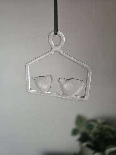 Vintage glass suncatcher - vintage,