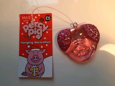Percy Pig Christmas Decoration Marks  & Spencer 2025