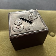 Carrs Silver Money Box Teddy