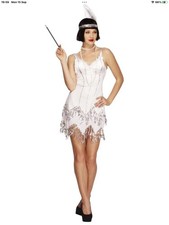 Ladies Fever Sexy 1920s Flapper Dazzle Great Gatsby Fancy Dress Costume