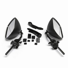 Flat caravan towing mirrors - flat, x2