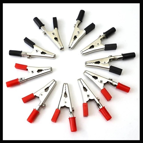 Insulated crocodile clips - x,