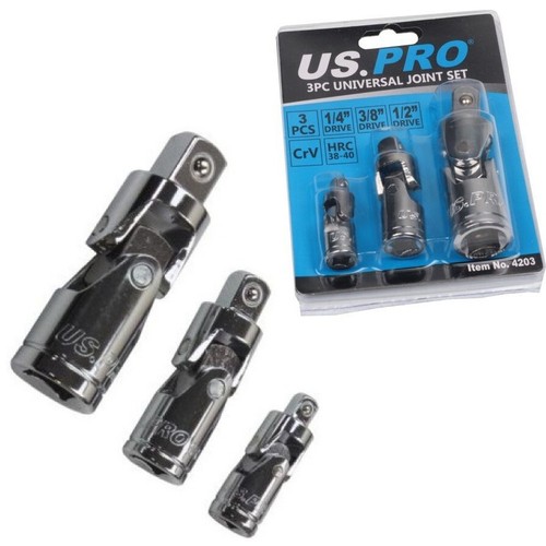 3pc universal socket joint set - 3pc,