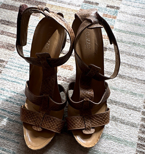 Aldo brown snake print - brown,