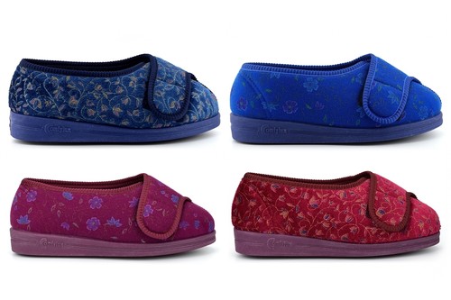 Womens wide fit slippers - womens,