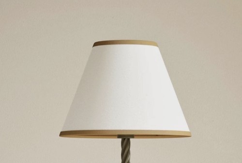 Neutral fabric lamp - fabric, shade