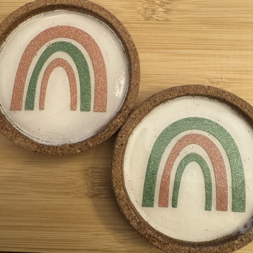 Handmade modern coasters - x,