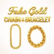 Gangster Gold Chain Plastic