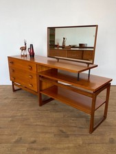 Vintage VB Wilkins G-Plan Quadrille Teak Dressing Table with Mirror 1960s