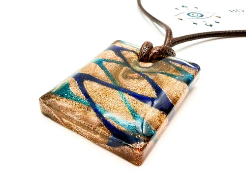 Murano style art - glass, pendant