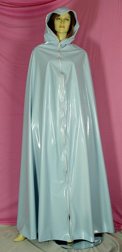 Cape coat baby blue pvc - baby, new