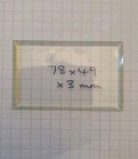 BEVELLED CARRIAGE CLOCK GLASS