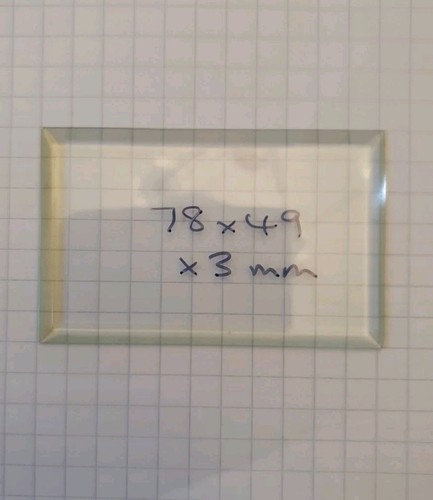 Bevelled carriage clock glass - clock,