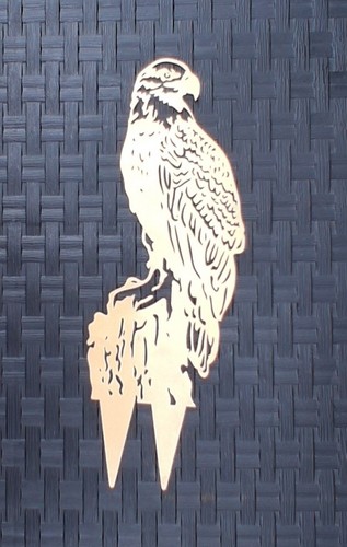 Eagle perched gold - eagle, effect