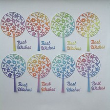  Tree & Birds Best Wishes Die