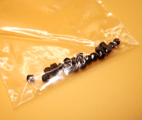 Twenty meccano slotted black - twenty,