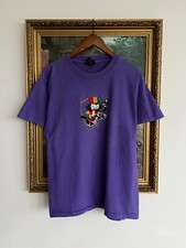 Vintage 90s Dready Bob Marley Style Purple T-shirt