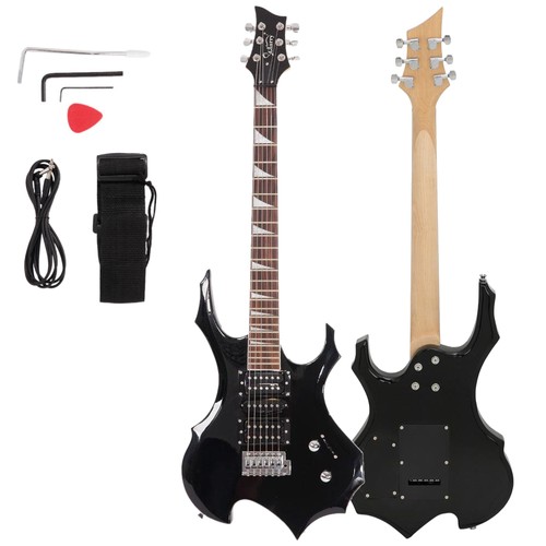 Glarry electric guitar burning - glarry,