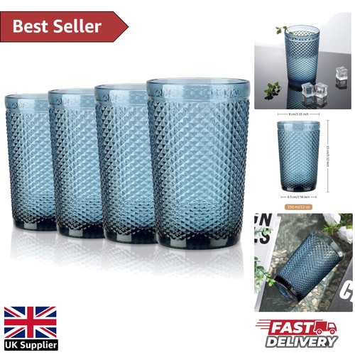 Set blue highball glasses - blue,