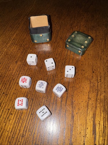 Piece set vintage - vintage, poker