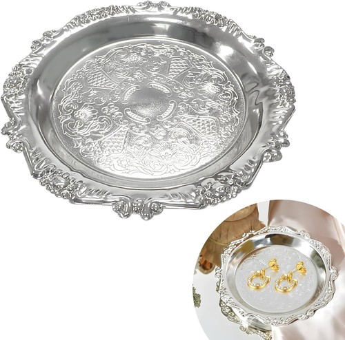 Vintage silver key tray - vintage,