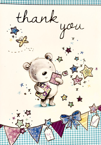 Thank you greetings card