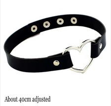 Black Heart Punk PU Leather