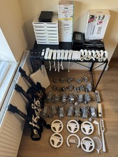 HUGE Nintendo Wii Bundle, 15 Consoles, 3 Guitars ,Wii U, Wii Fit & 33 games 