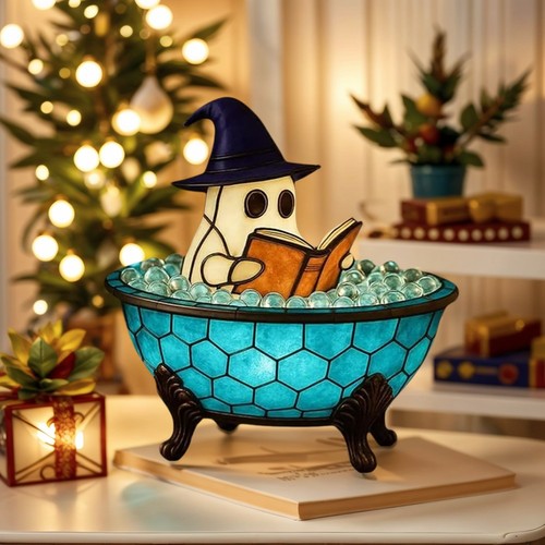 Ghost bubble bath lamp - ghost, usb