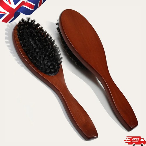 Boar bristle hair brush 100 - bristle, brush,