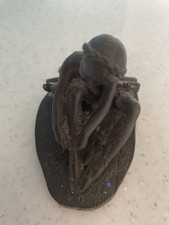 Small Bronze Style Ballerina Figurine
